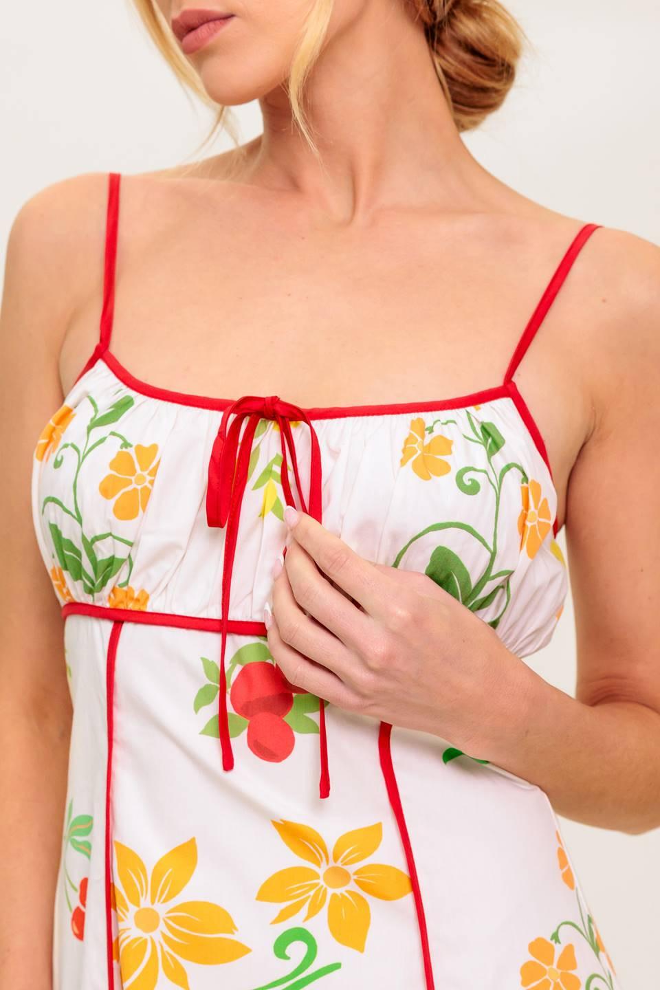 HEART OF GOLD WOVEN MINI DRESS l FLYING TOMATO IVORY RED / S HEART OF GOLD WOVEN MINI DRESS l FLYING TOMATO IVORY RED / S