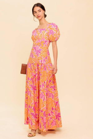 LITTLE LUXURIES WOVEN MAXI DRESS.