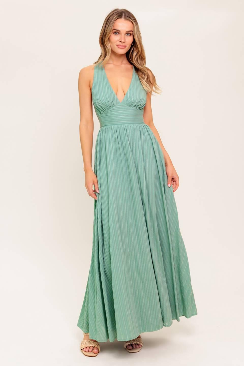 SUNSHINE ON MY MIND SAGE WOVEN MAXI DRESS l FLYING TOMATO SUNSHINE ON MY MIND SAGE WOVEN MAXI DRESS l FLYING TOMATO