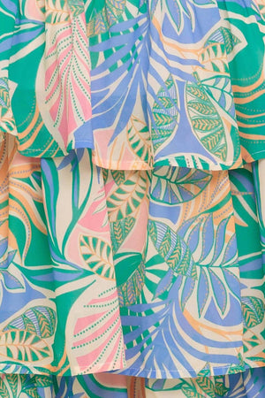 CABANA DREAMS WOVEN MIDI DRESS.