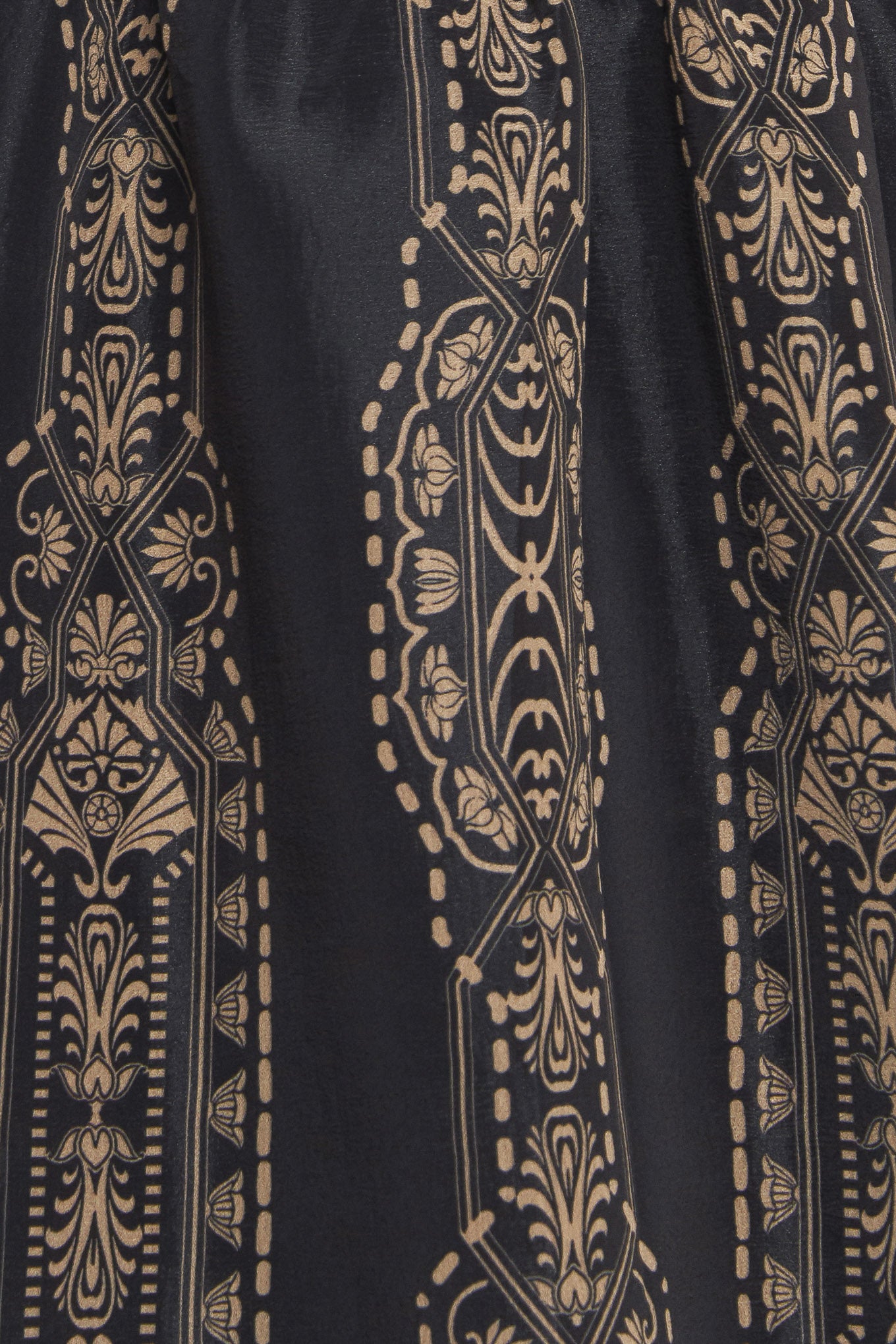 A printed woven midi dress featuring square neckline, short puff sleeve, full skirt and back zipper closure
