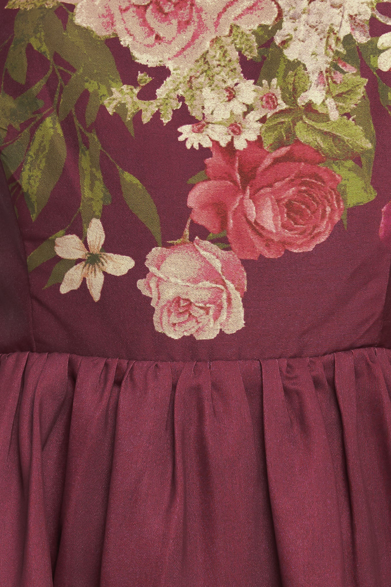 A printed woven ankle dress featuring straight neckline, straps, full skirt and back zipper closure