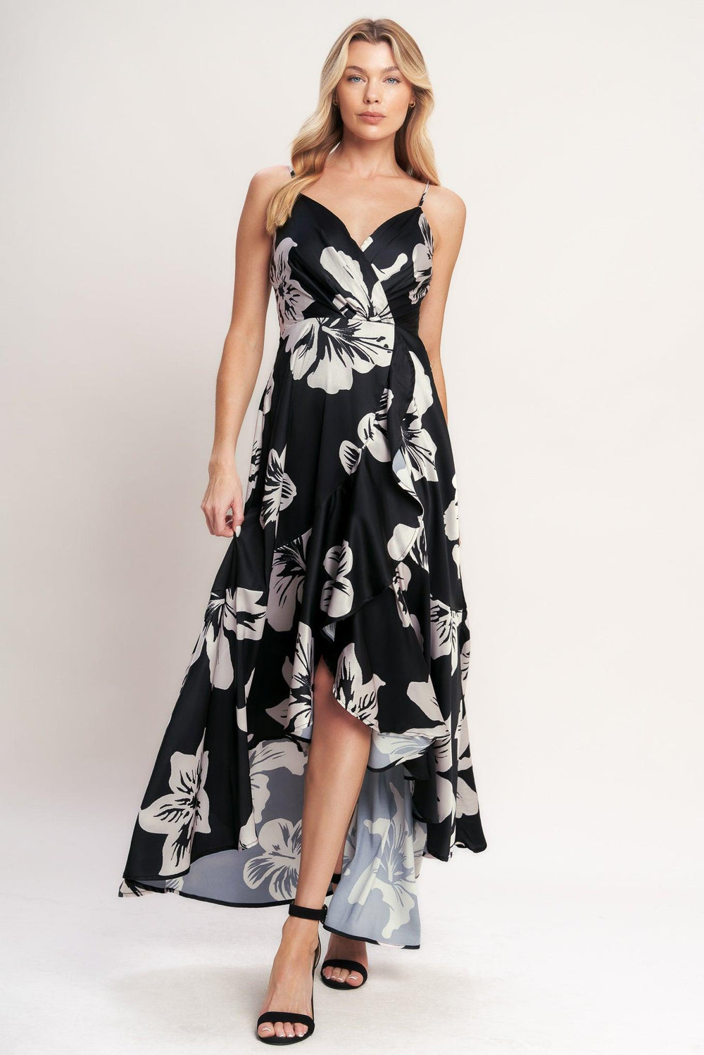 ETERNAL FLORA WOVEN MAXI DRESS.