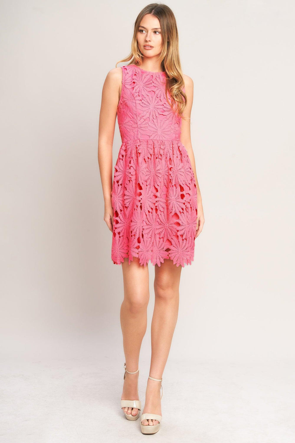 ROSE PETAL CHARM MINI DRESS.