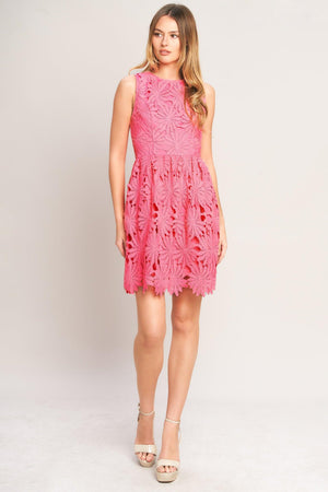ROSE PETAL CHARM MINI DRESS.