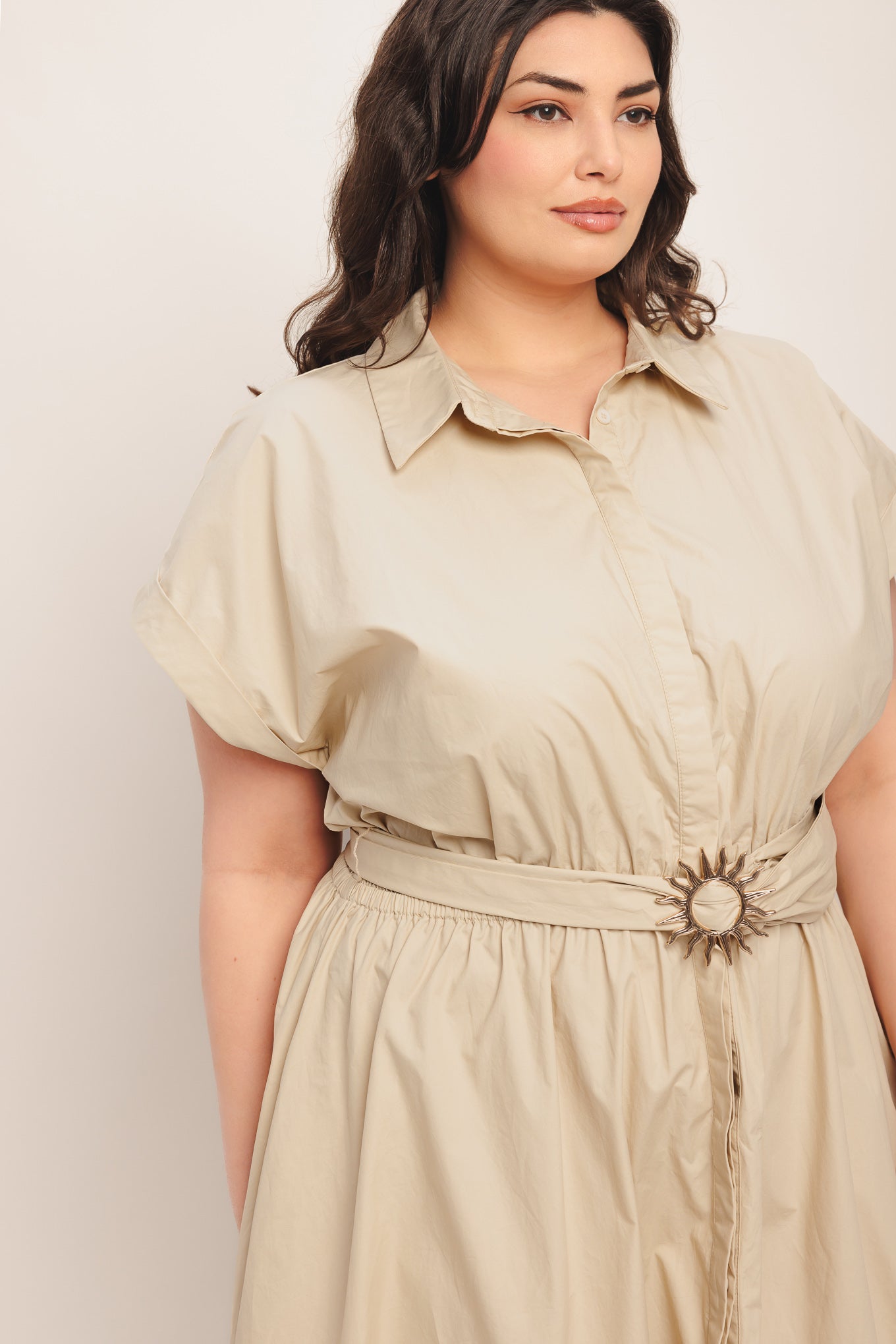 BARE ELEGANCE WOVEN MIDI DRESS - Flying Tomato - DRESSES - Flying Tomato