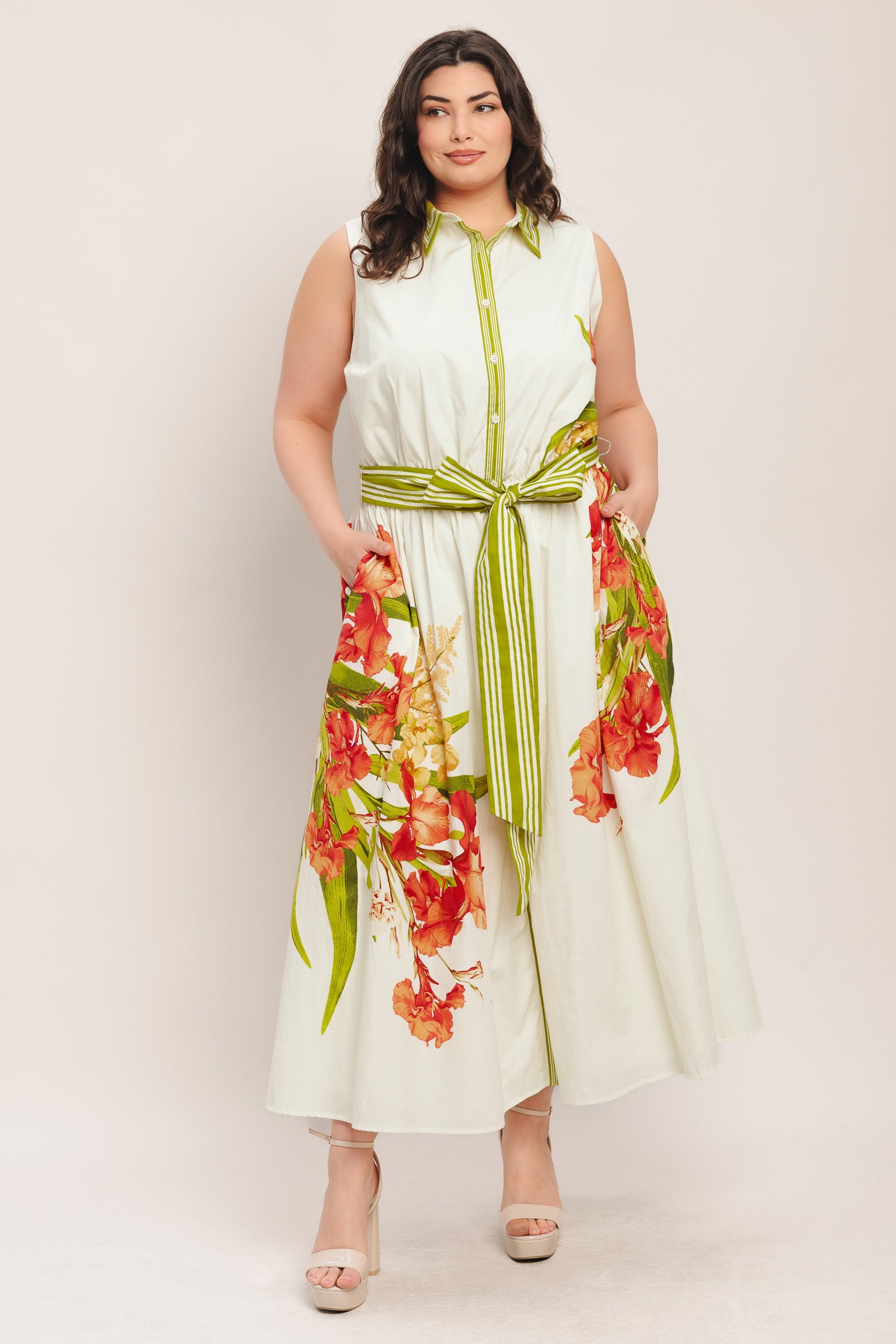 SPRING HEIRLOOM WOVEN MIDI DRESS - Flying Tomato - DRESSES - Flying Tomato