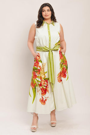 SPRING HEIRLOOM WOVEN MIDI DRESS - Flying Tomato - DRESSES - Flying Tomato