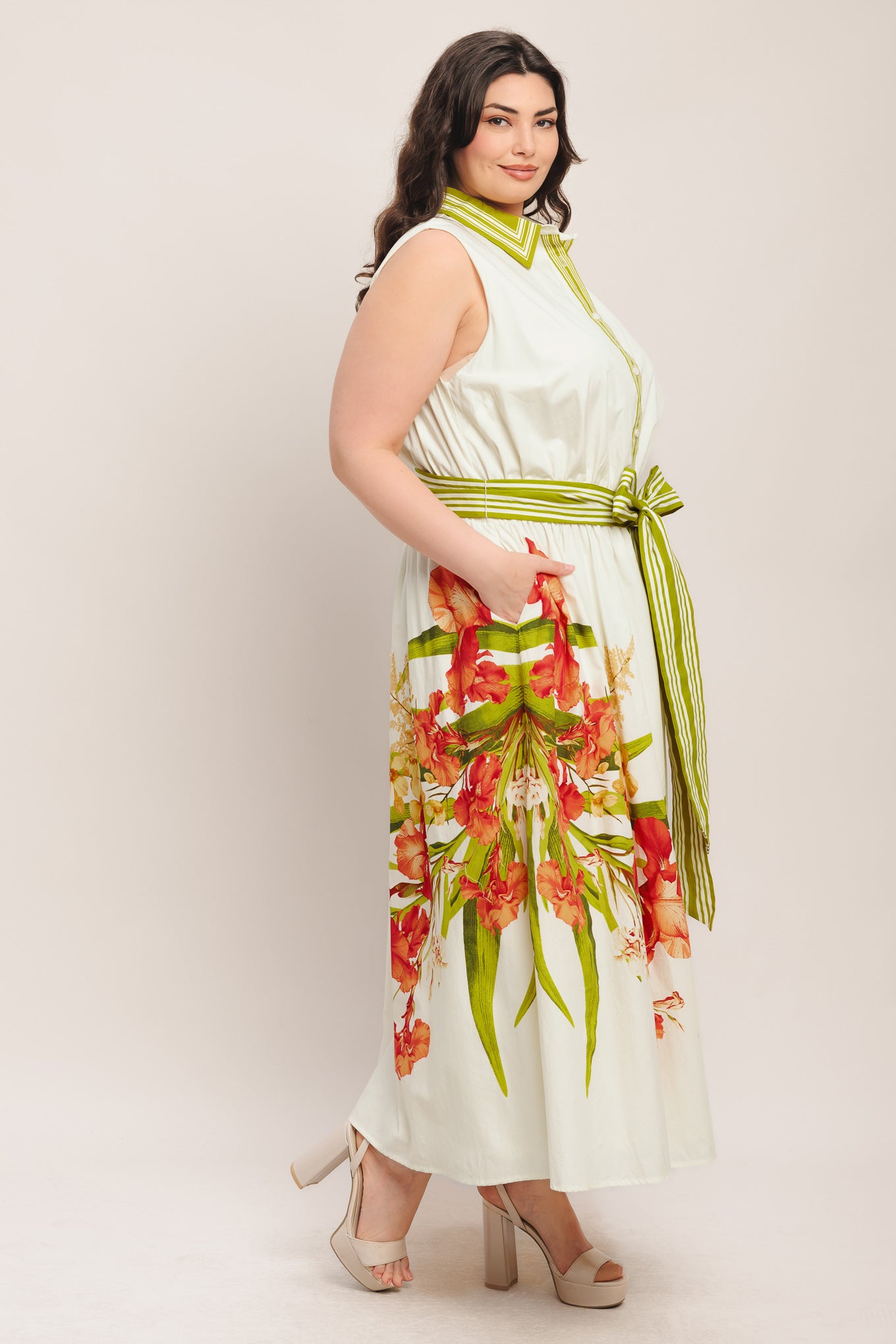 SPRING HEIRLOOM WOVEN MIDI DRESS - Flying Tomato - DRESSES - Flying Tomato
