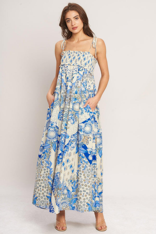 COASTAL DREAM WOVEN MAXI DRESS.