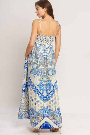 COASTAL DREAM WOVEN MAXI DRESS.