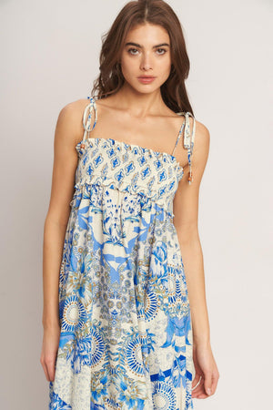 COASTAL DREAM WOVEN MAXI DRESS.