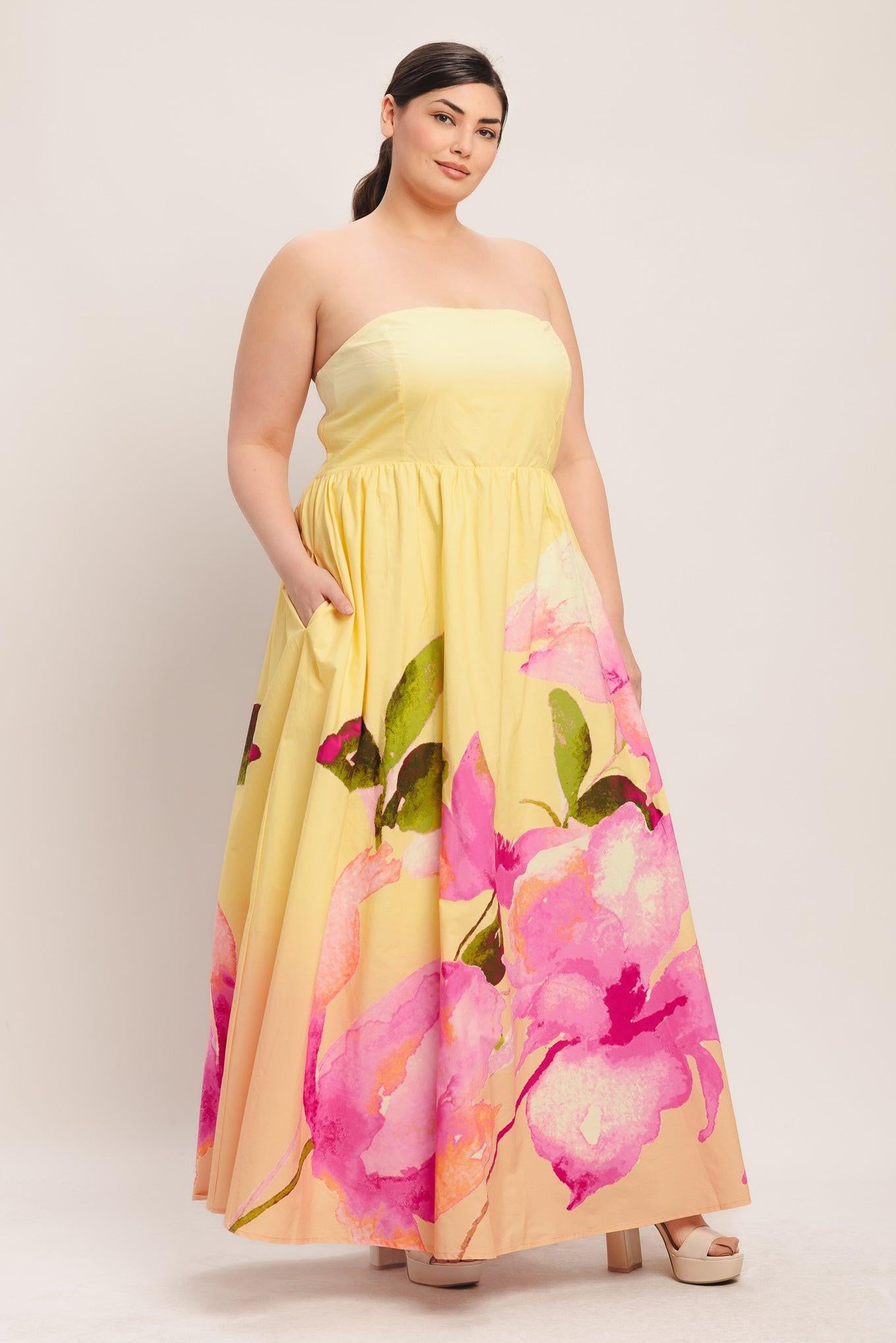dreamy flowy dress Dreamy Day Ruffle Trim Maxi Dress Turquoise
