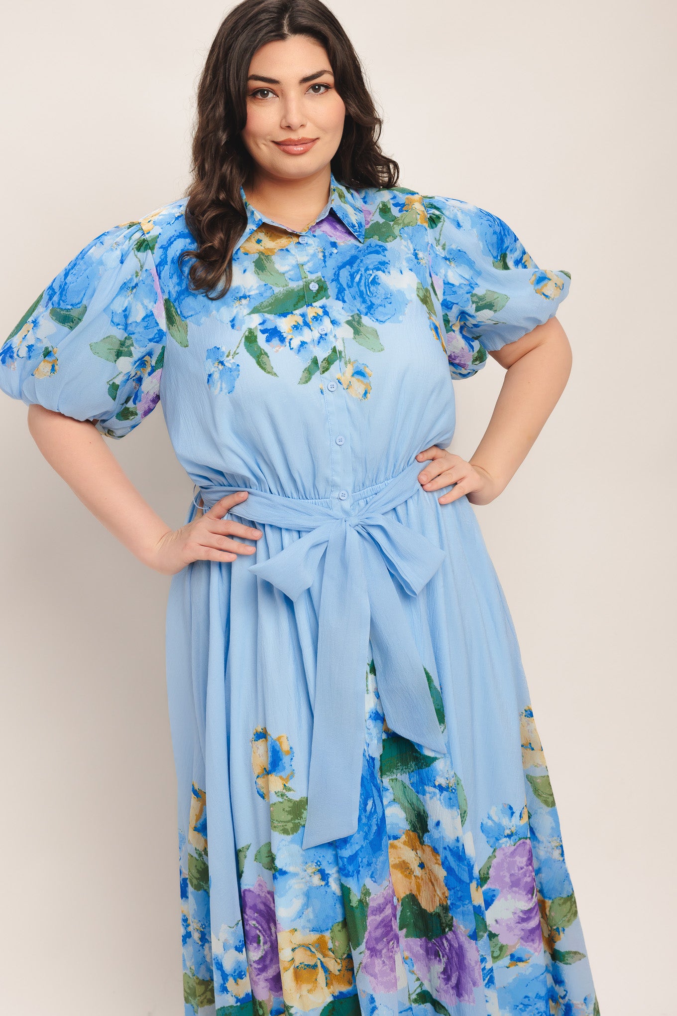 SPRINGTIME SWEETHEART WOVEN MIDI DRESS - Flying Tomato - DRESSES - Flying Tomato