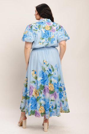 SPRINGTIME SWEETHEART WOVEN MIDI DRESS - Flying Tomato - DRESSES - Flying Tomato
