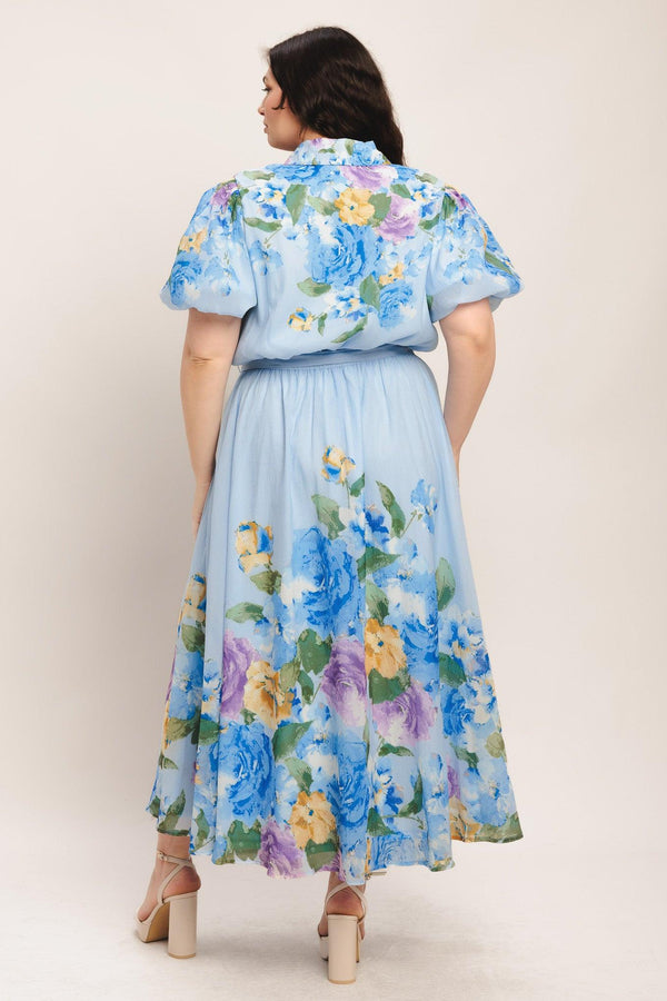 SPRINGTIME SWEETHEART WOVEN MIDI DRESS - Flying Tomato - DRESSES - Flying Tomato