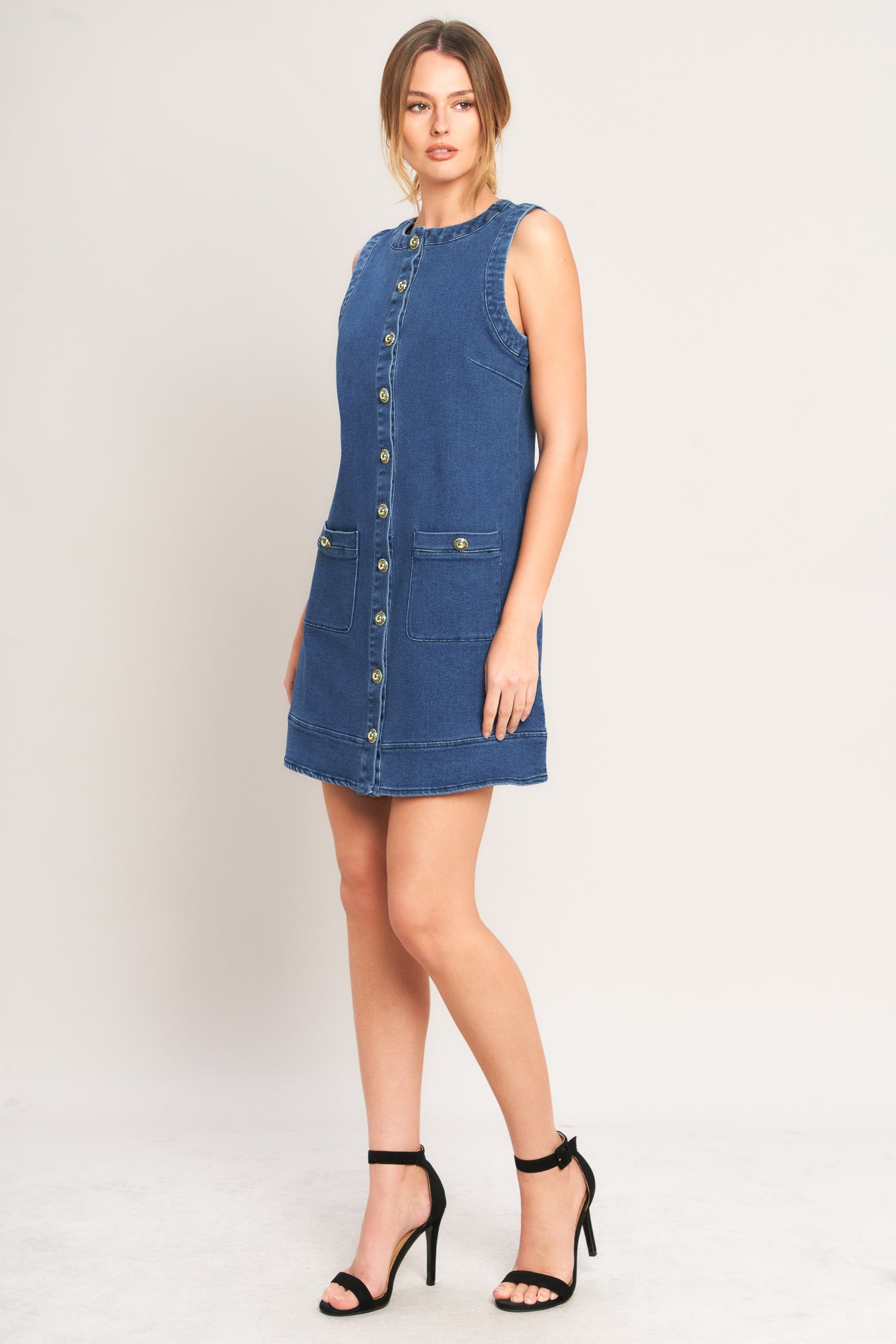 EVERYDAY ICON DENIM SHIFT DRESS