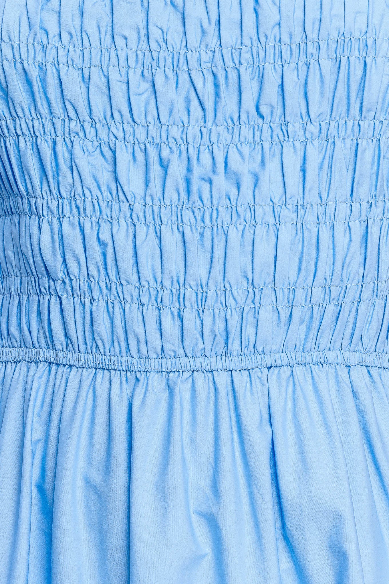 A solid woven maxi dress featuring straight neckline, shoulder ties, smocked bodice and tiered skirt

Details:

Self: 100% Cotton

Contrast: 100% Cotton

Size & Fit

-Model is 5`8" And Wearing Size Small
-Measurements Taken From Size Small
-Approx. Length: 60"