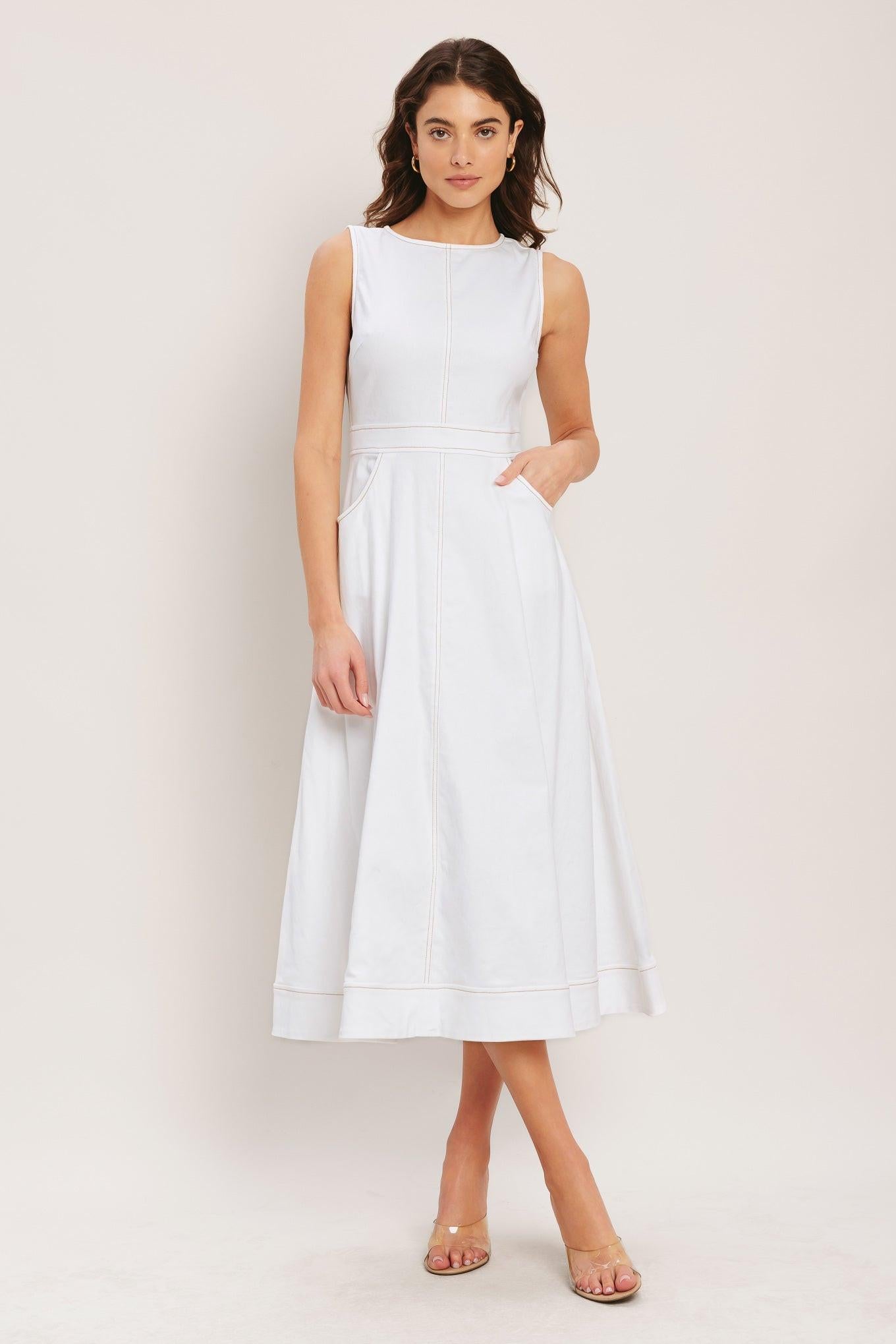 Cloudlight Summer Woven Midi Dress Cloudlight Summer Woven Midi Dress