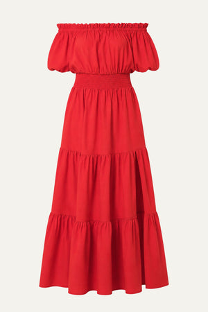 OUT IN THE COUNTRY WOVEN MAXI DRESS