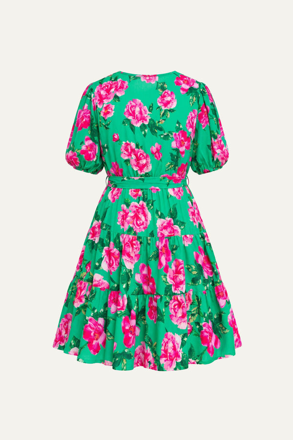 I KNOW MY OWN WORTH WOVEN MINI DRESS