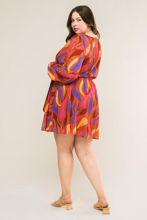 SHOW YOU OFF WOVEN MINI DRESS.
