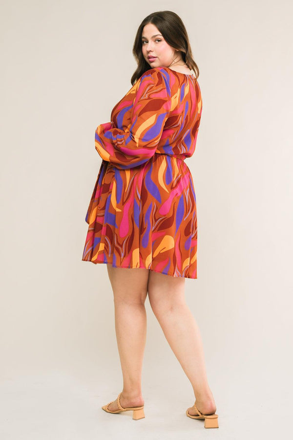 SHOW YOU OFF WOVEN MINI DRESS.
