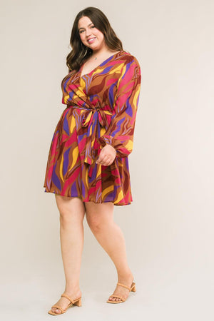 SHOW YOU OFF WOVEN MINI DRESS.