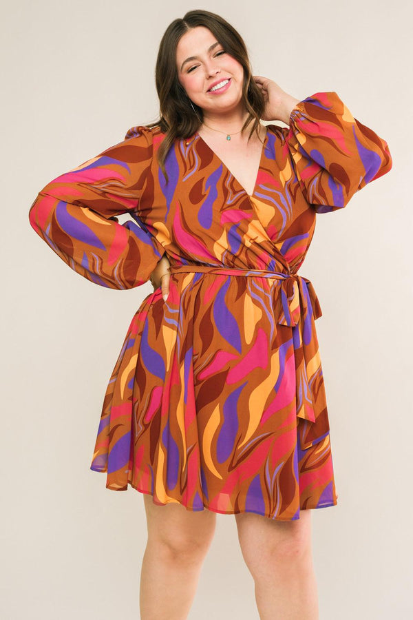 SHOW YOU OFF WOVEN MINI DRESS.