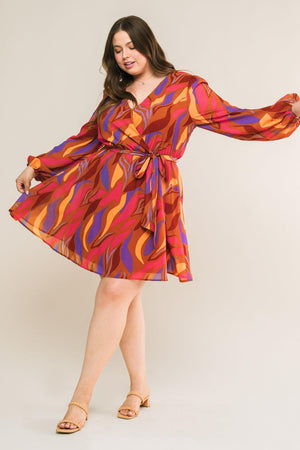 SHOW YOU OFF WOVEN MINI DRESS.