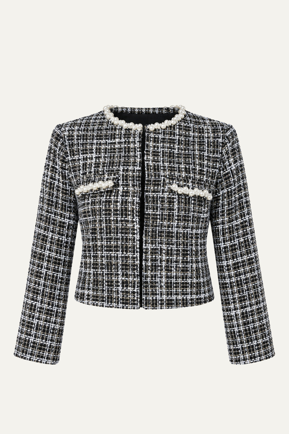 GUEST OF HONOR TWEED CROP JACKET
