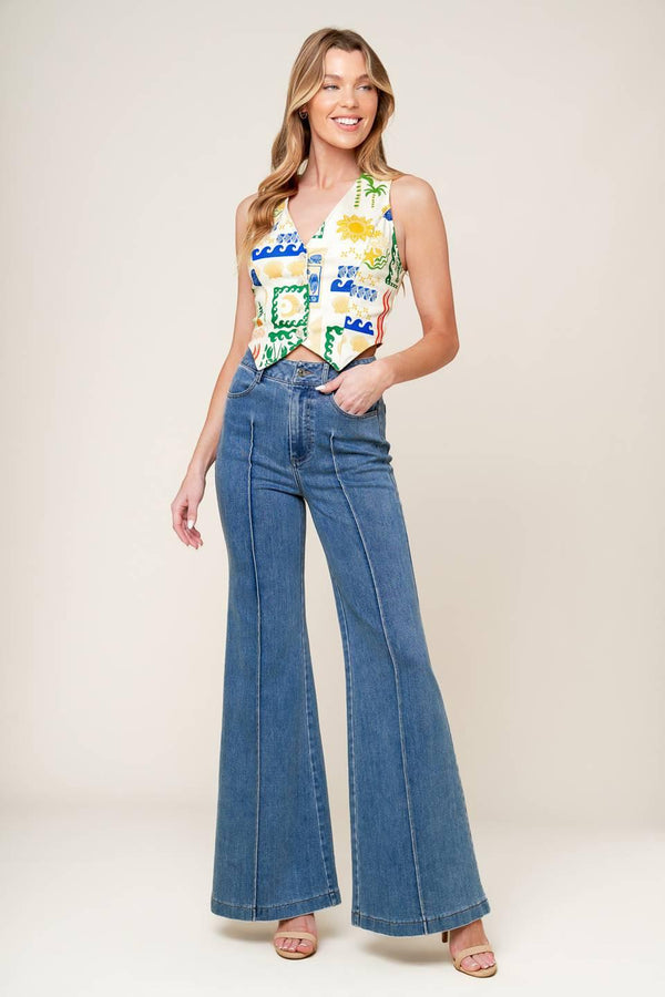 BON VOYAGE WOVEN VEST.
