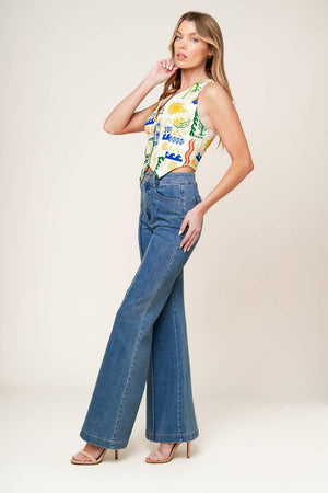 BON VOYAGE WOVEN VEST.