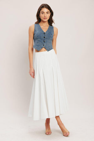 EURO SUMMER DENIM VEST.