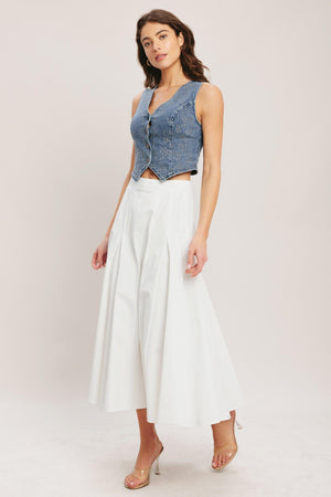 EURO SUMMER DENIM VEST.
