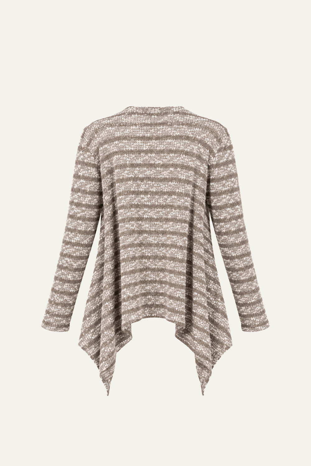 COCOA STRIPE CARDIGAN