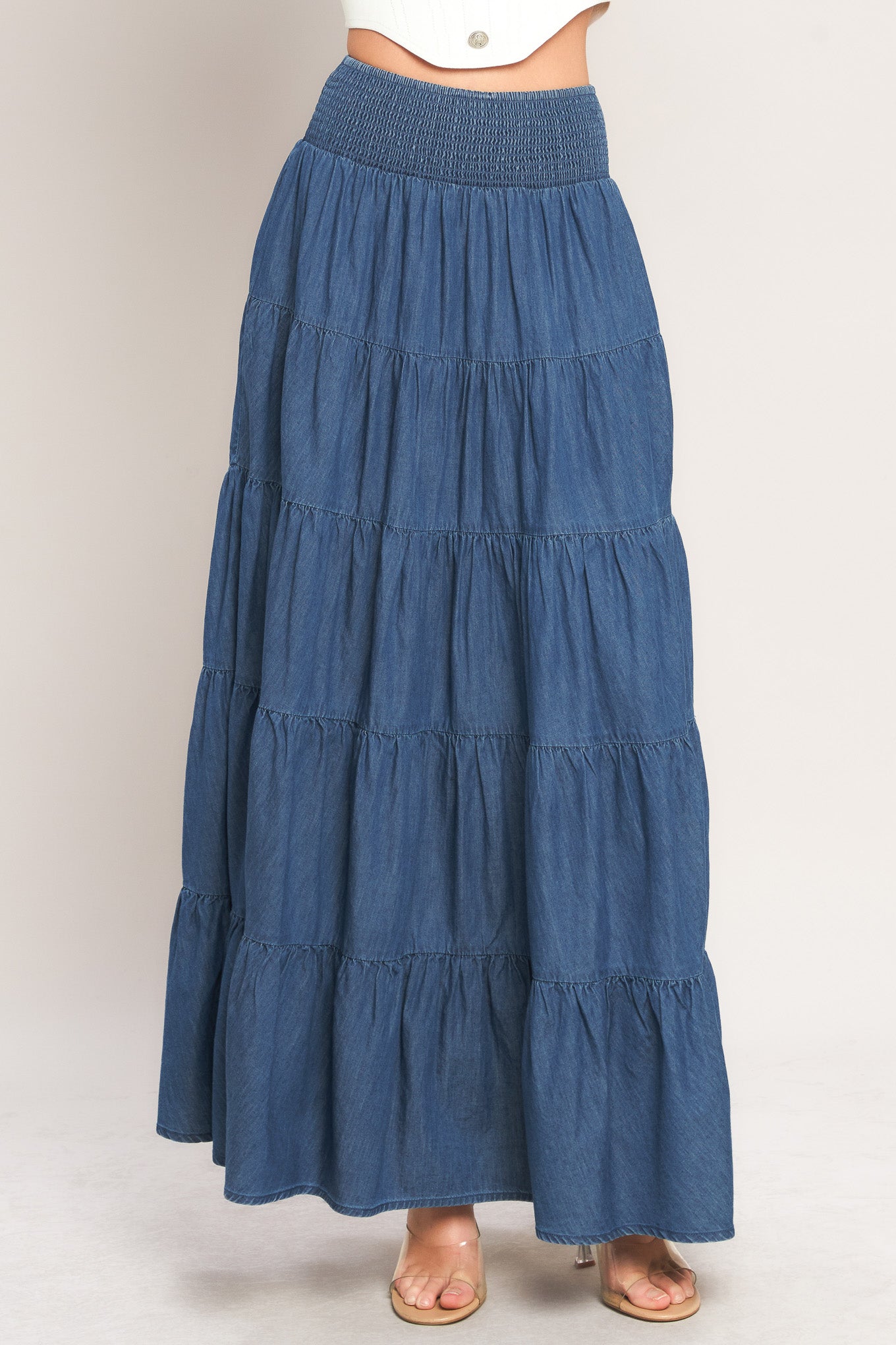 SUMMER SIMPLICITY LIGHTWEIGHT MAXI SKIRT