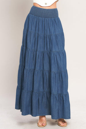 SUMMER SIMPLICITY LIGHTWEIGHT MAXI SKIRT.