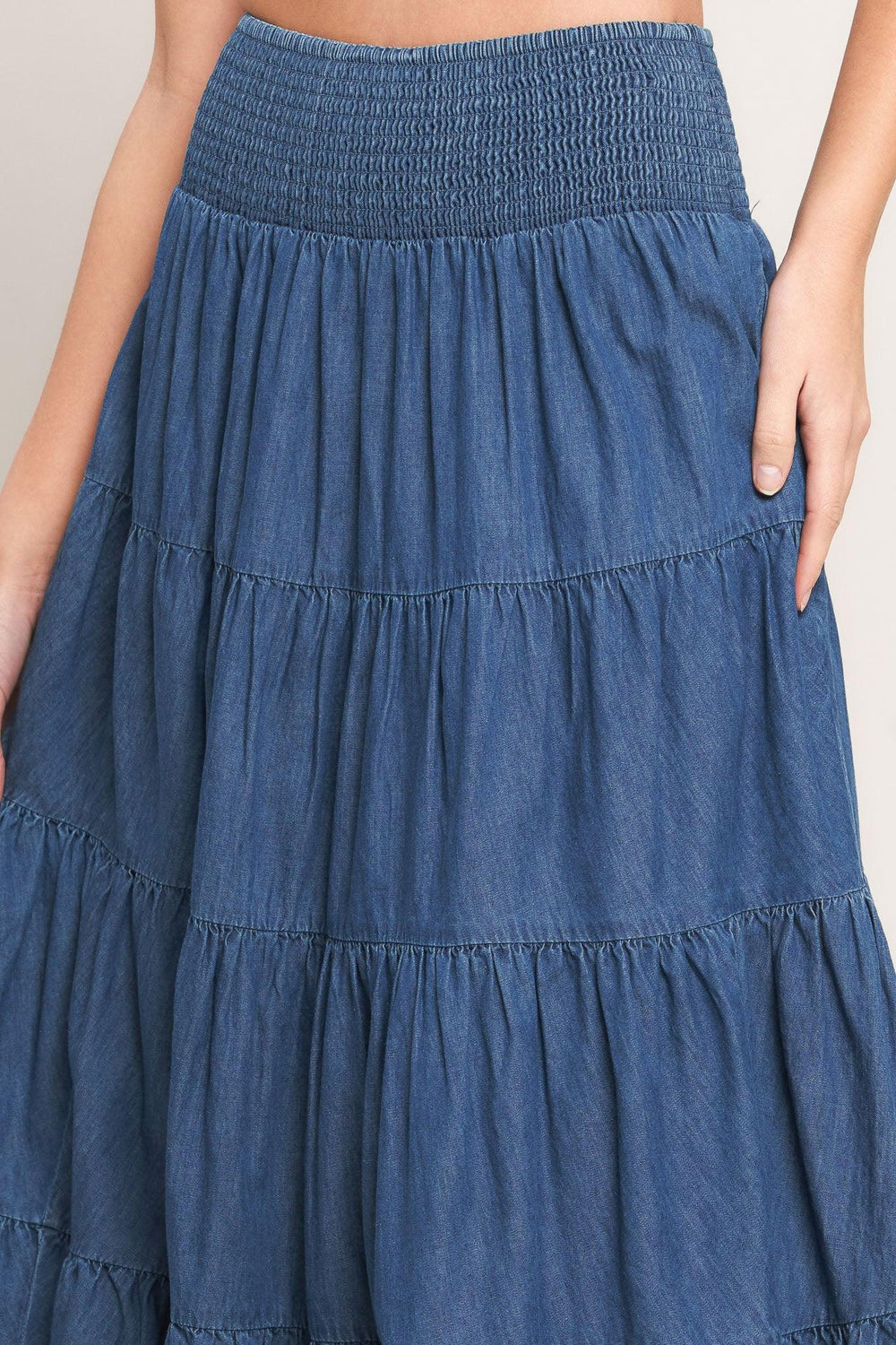 SUMMER SIMPLICITY LIGHTWEIGHT MAXI SKIRT.