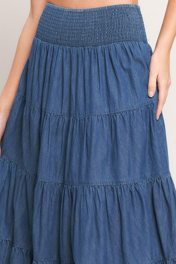 SUMMER SIMPLICITY LIGHTWEIGHT MAXI SKIRT.