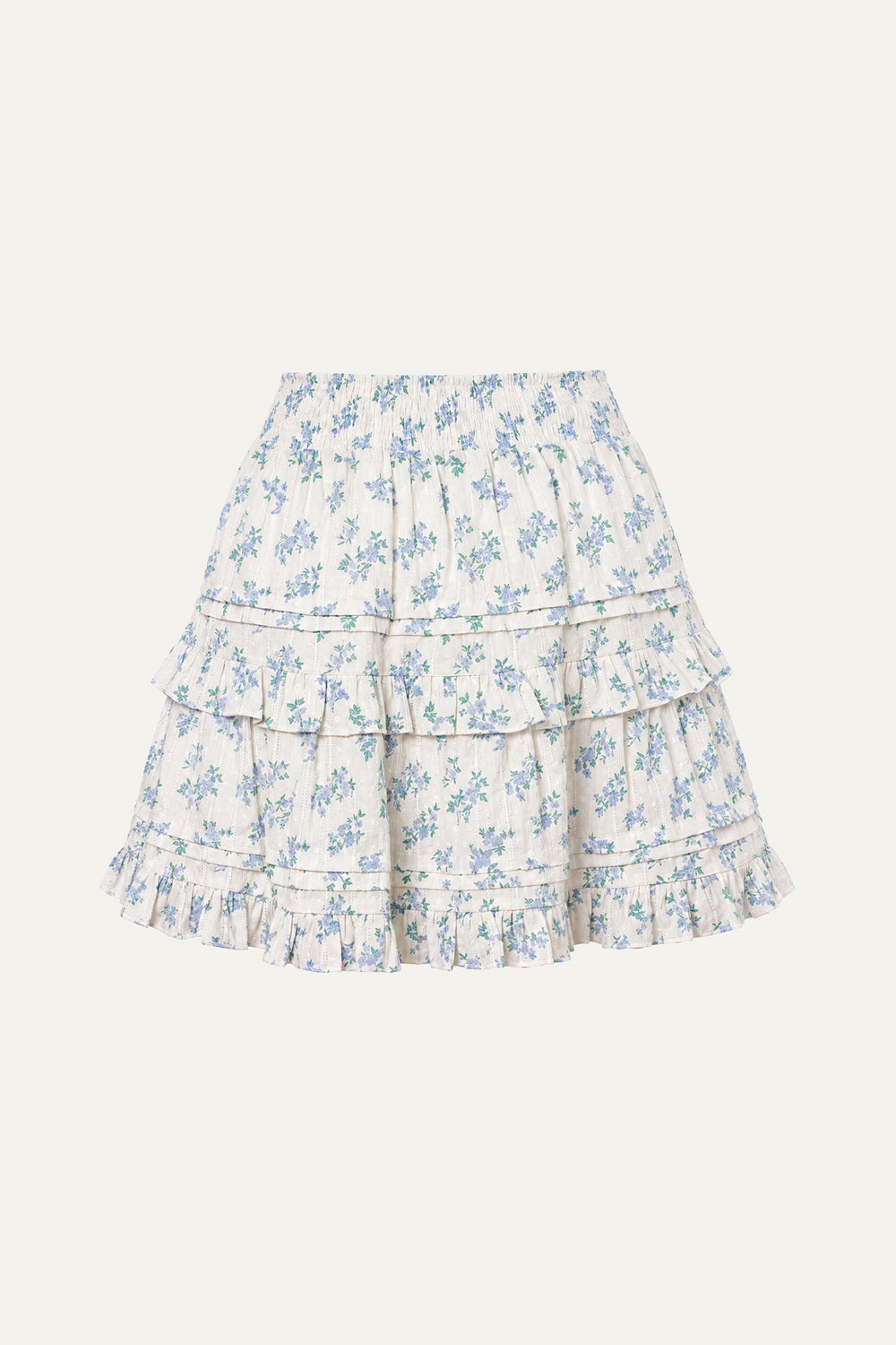 SUNLIT MOMENTS PRINT MINI SKIRT