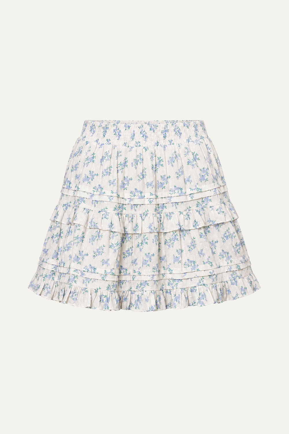 SUNLIT MOMENTS PRINT MINI SKIRT