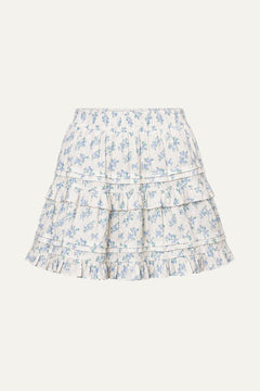 SUNLIT MOMENTS PRINT MINI SKIRT