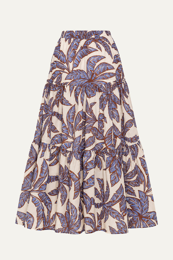 PETAL WALTZ WOVEN MAXI SKIRT