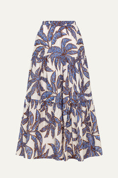 PETAL WALTZ WOVEN MAXI SKIRT