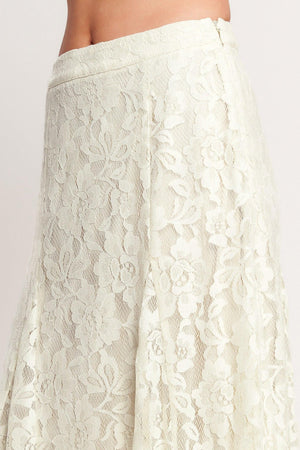 BALLET MUSE WOVEN LACE SKIRT.