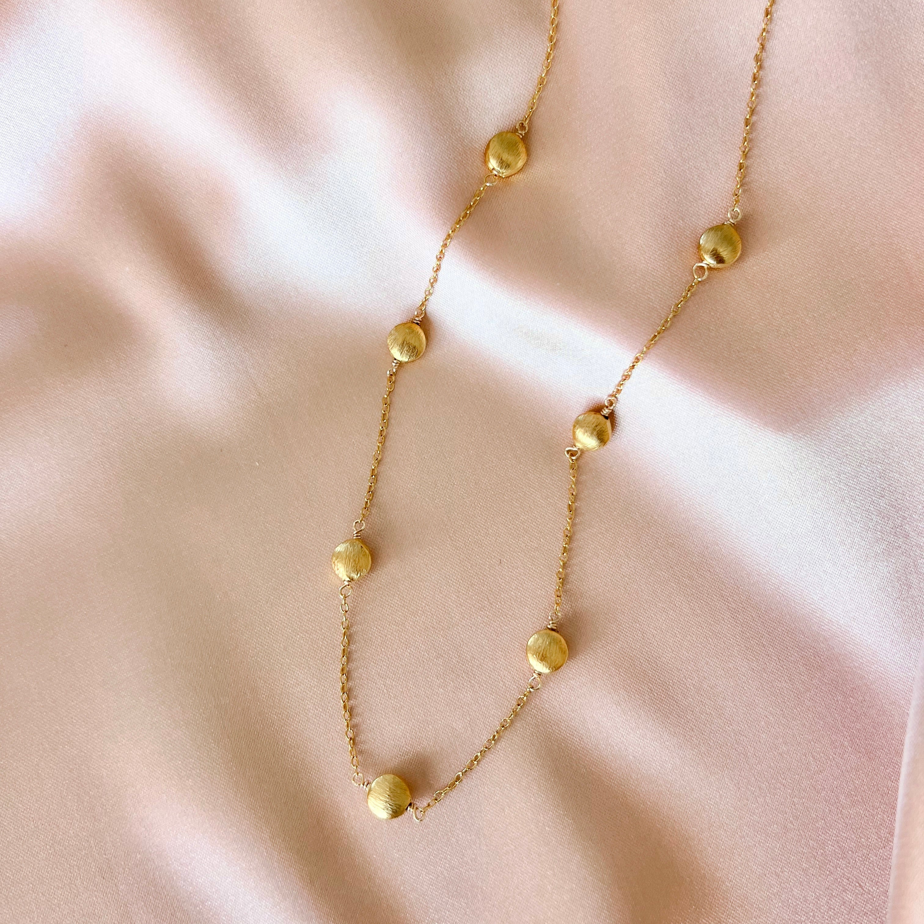 Gold Station Necklace