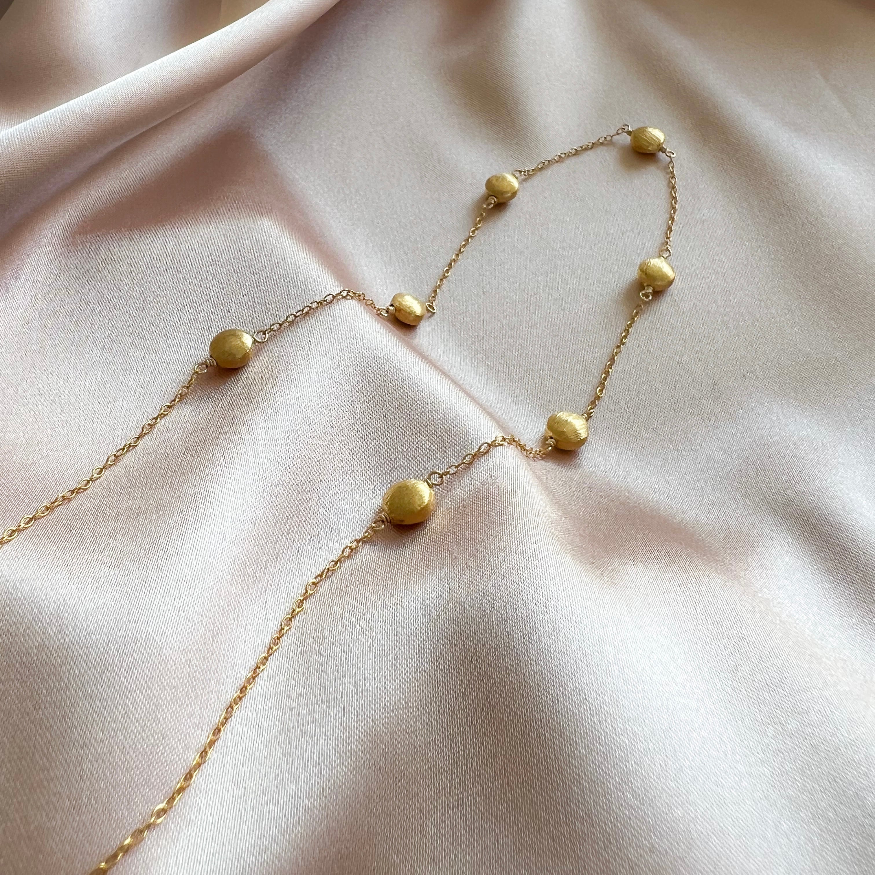 Gold Station Necklace