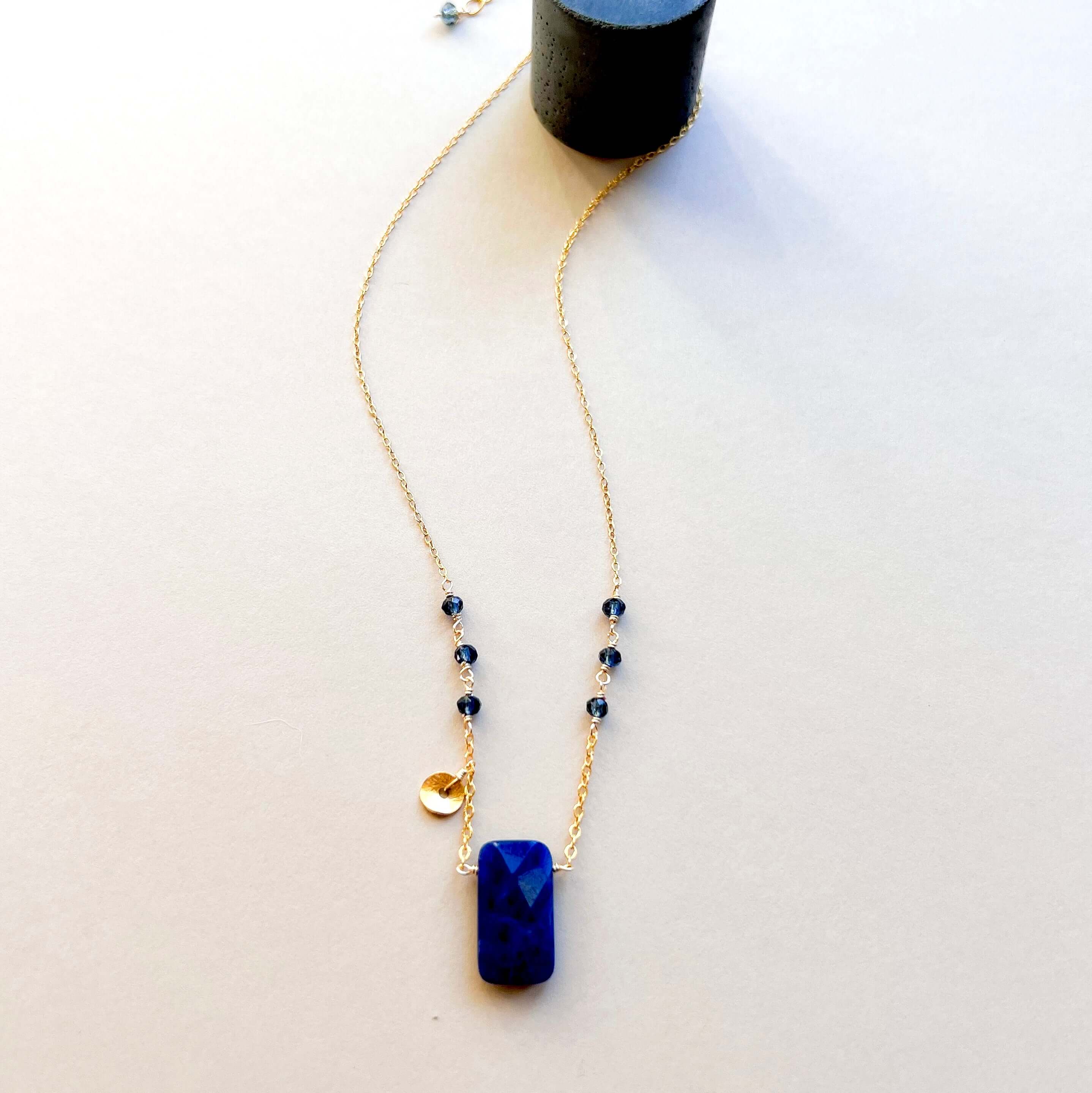Lapiz Lazuli Rock Pendant