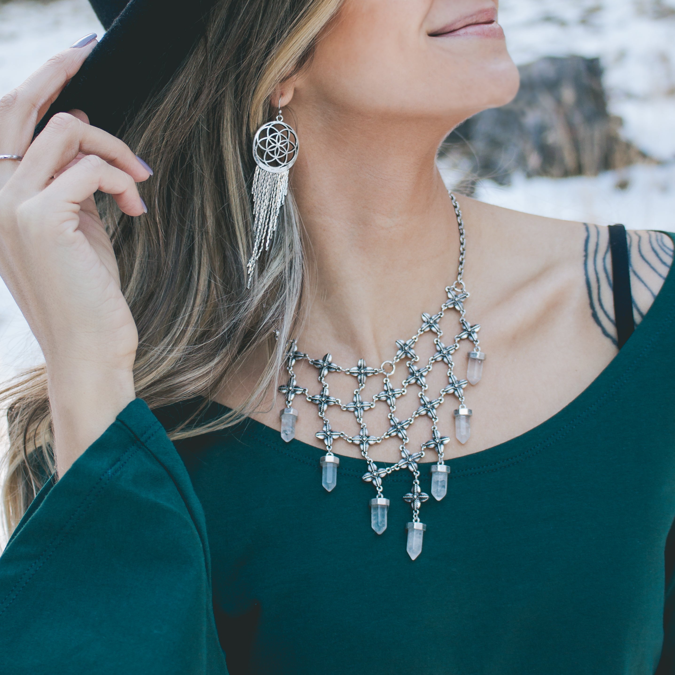 Shine On Necklace | Silver